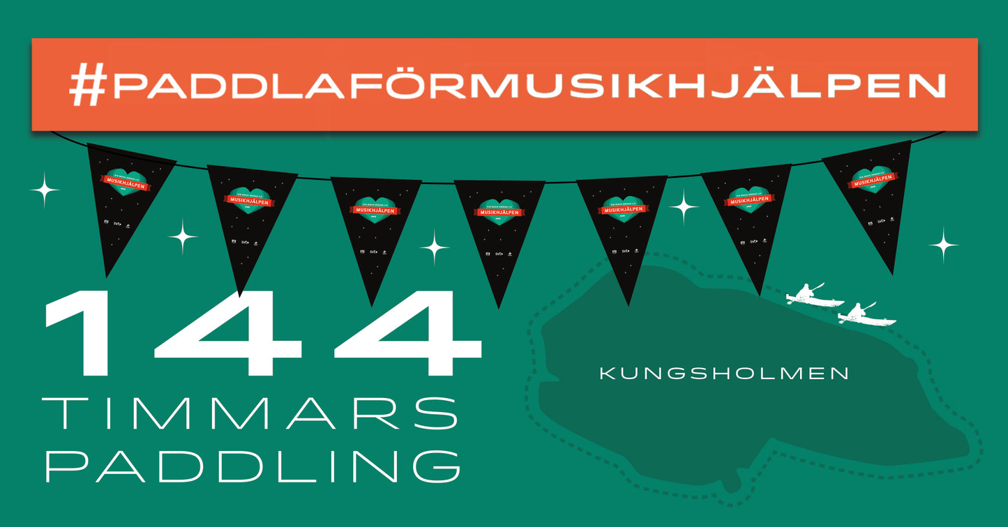 Paddla för Musikhjälpen 2022